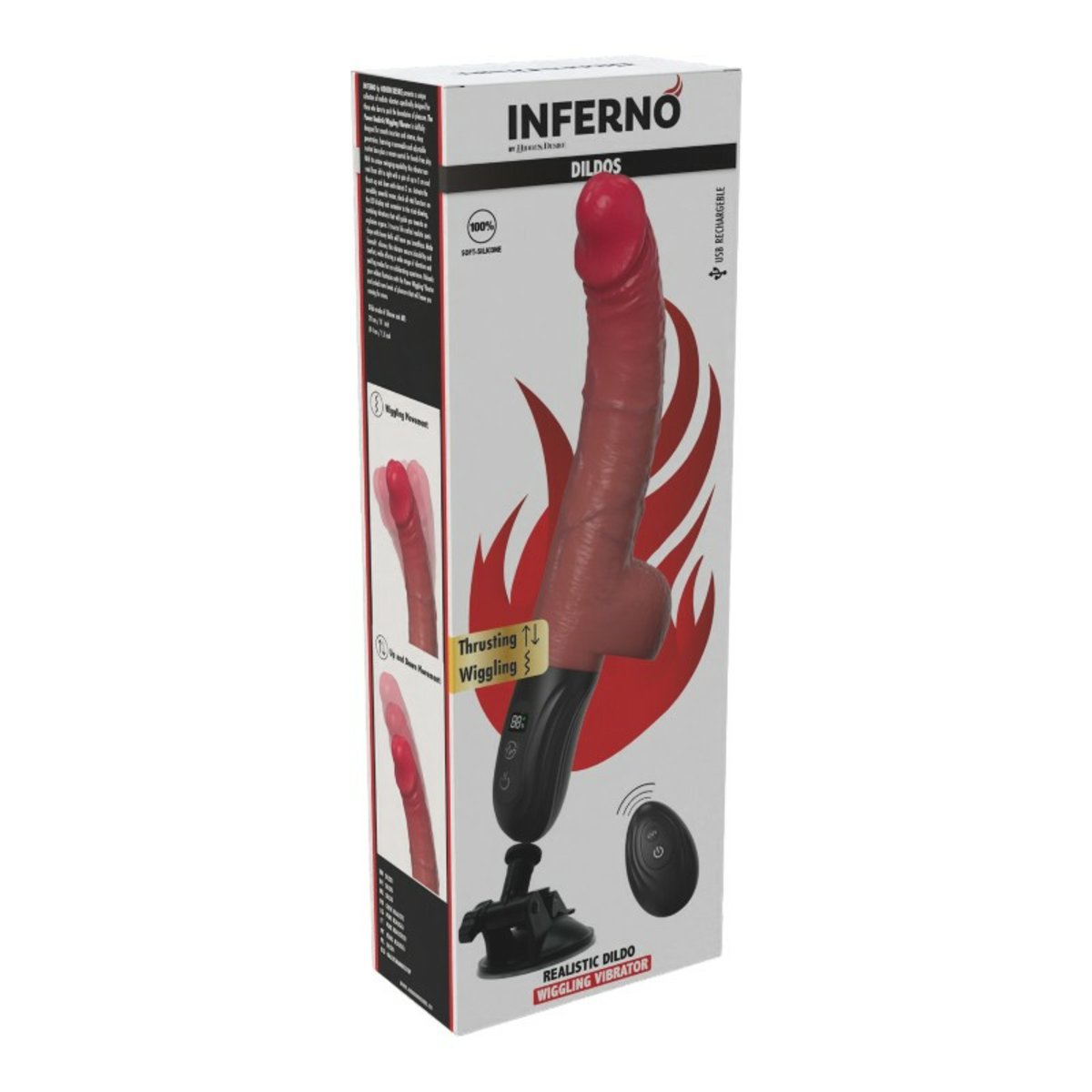 Inferno Realistic Thrusting And Wiggling Vibrator