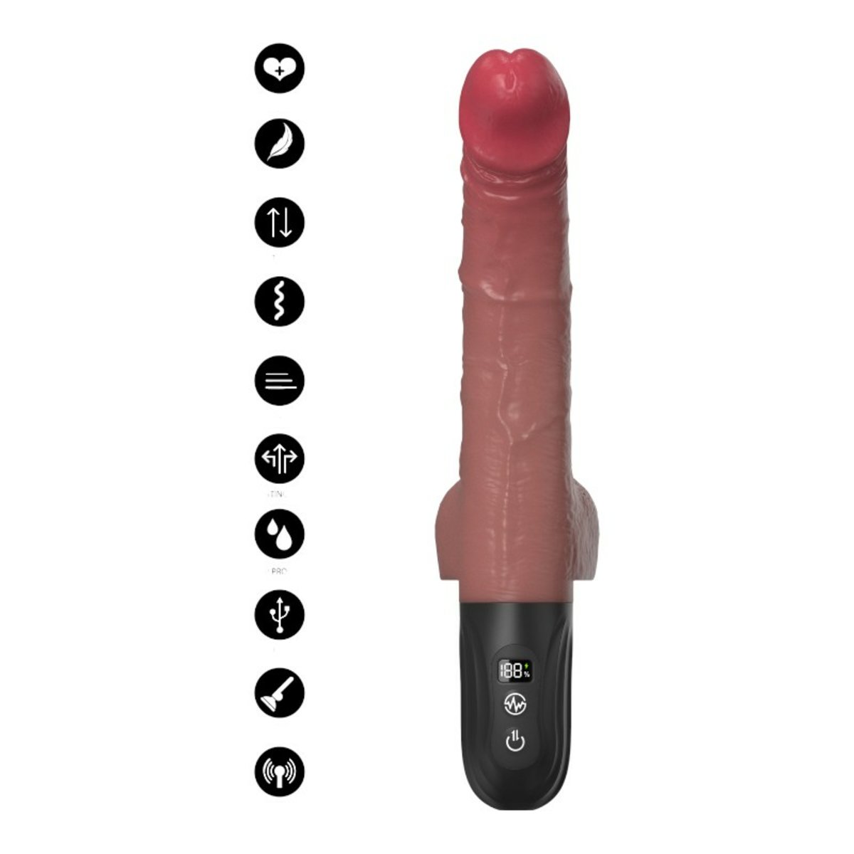Inferno Realistic Thrusting And Wiggling Vibrator