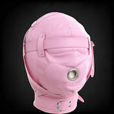 Sensory Deprivation Bondage Hood Pink