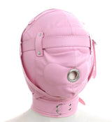 Sensory Deprivation Bondage Hood Pink