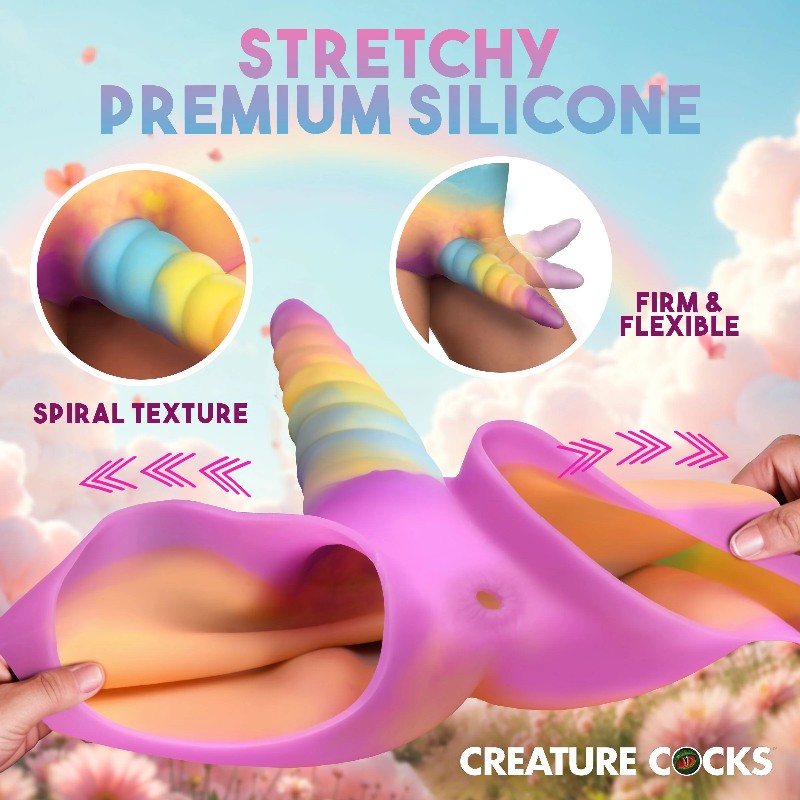 Creature Cocks Unicorn Silicone Strap-on