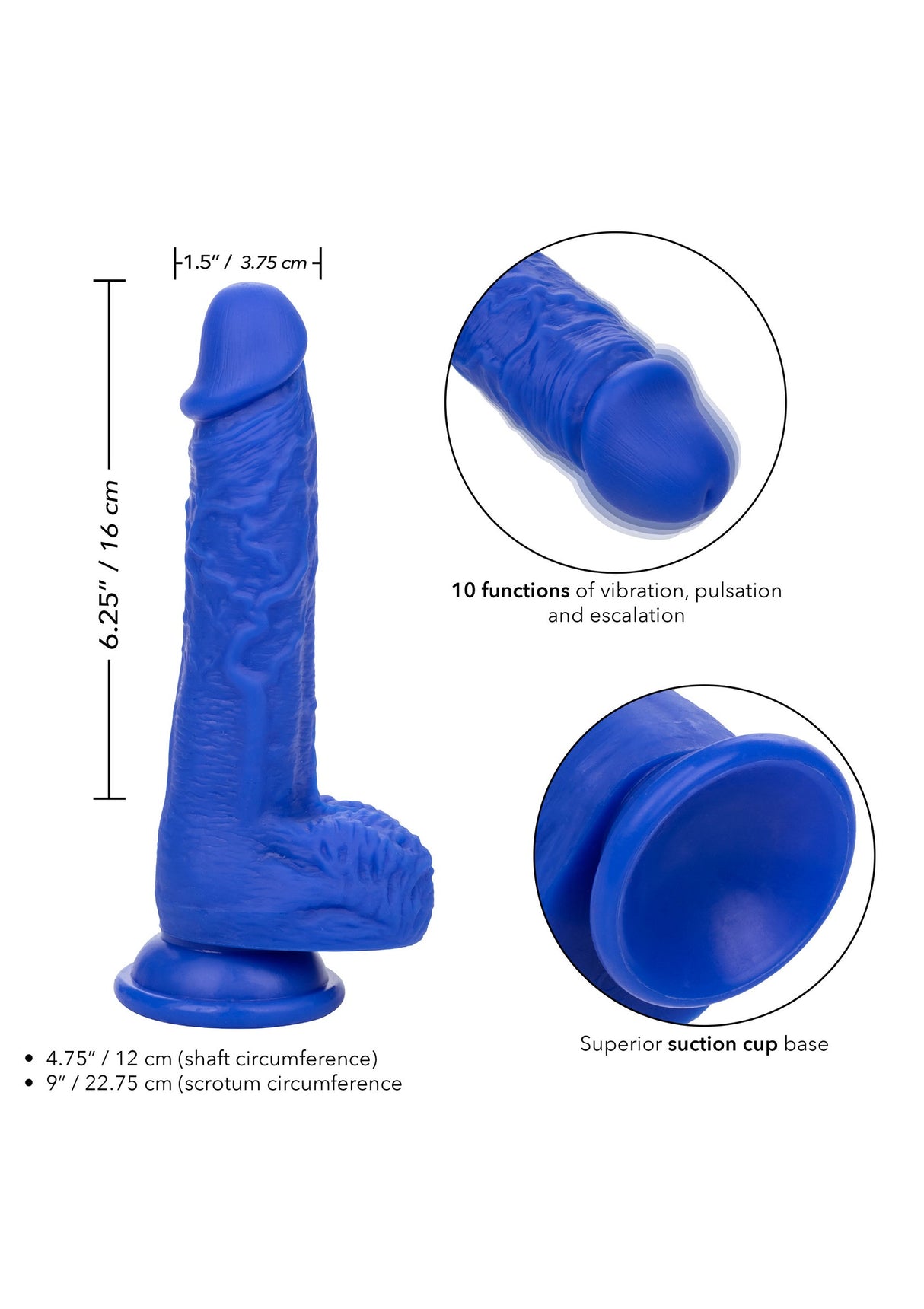 Admiral 7" Vibrating Sailor Dildo