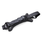 Leather Bone Gag Black