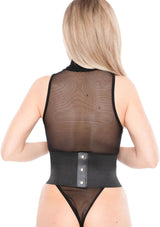 Kinky Diva Pvc Front Waist Cincher