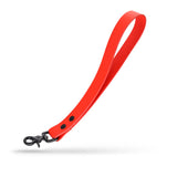 Leather Leash Short Red
