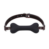 Dog Bone Gag - Black