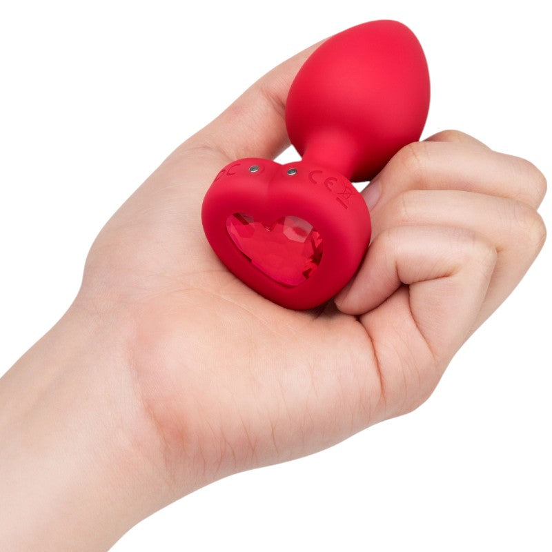 B-Vibe Vibrating Heart Plug M/L
