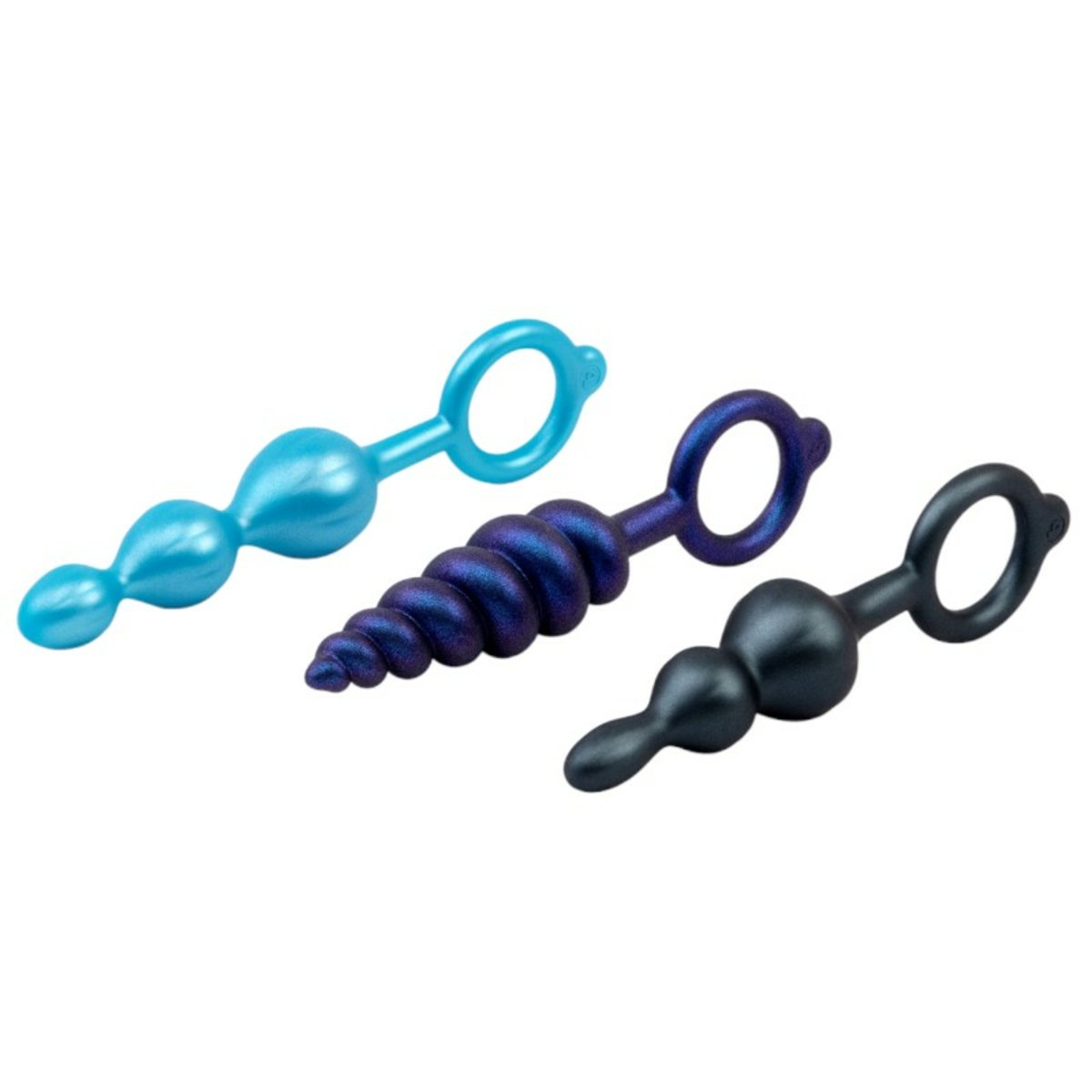 B-Vibe Beaded Butties Bundle Anal Plug