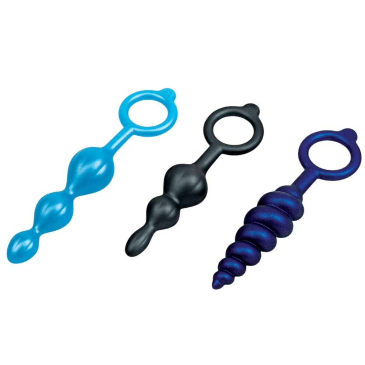 B-Vibe Beaded Butties Bundle Anal Plug