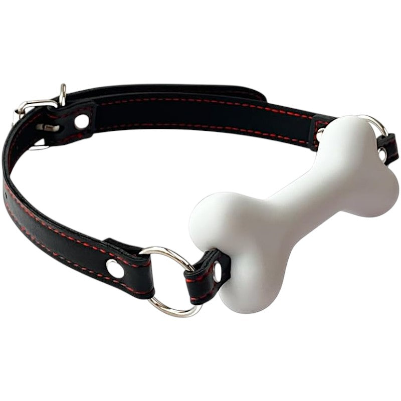Dog Bone Gag White
