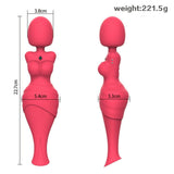 Venus De Milo Dual Vibrator & Clitoral Suction Stimulator