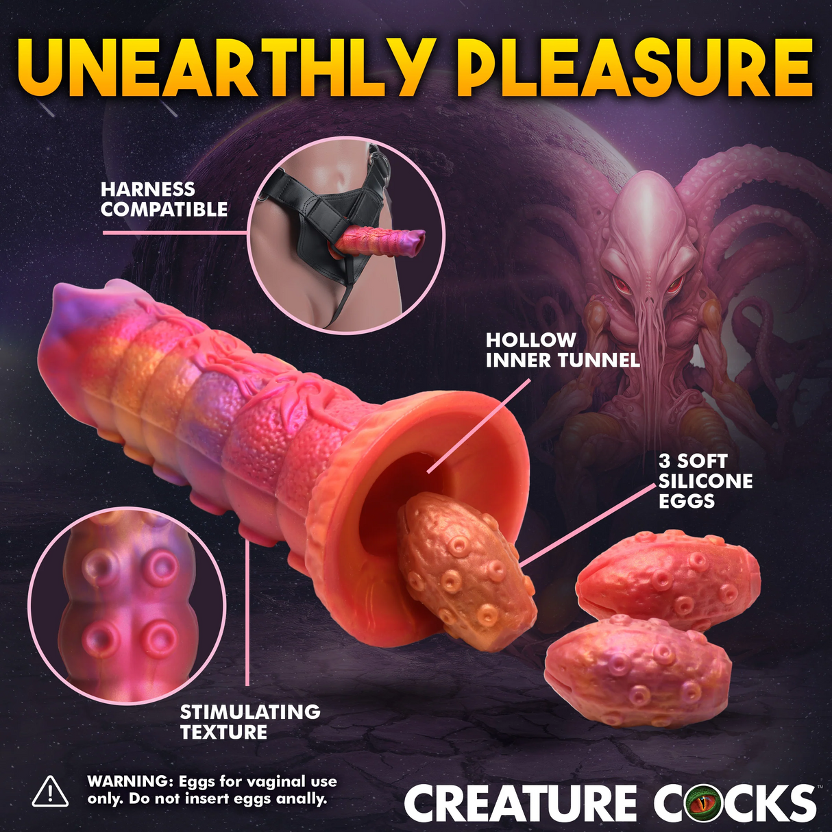 Creature Cocks Nymphoid Ovipositor SiliconeDildo