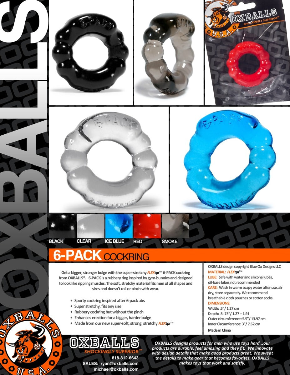 Oxballs - 6-Pack Cock-Ring