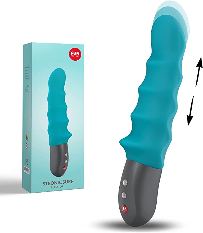 Fun Factory - Stronic Surf Ribbed Pulsator Petrol