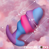 Creature Cocks Swirl Silicone Butt-Plug