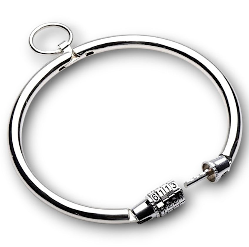 Steel Collar With Combination Lock-Steel