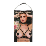 Open Cup Bra + O-Ring Collar