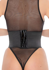 Kinky Diva Croc Front Waist Cincher