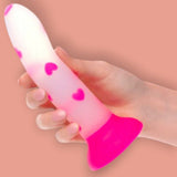 Glow Stick Heart Dildo by Calexotics