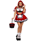 Flirty Miss Red Top and Skirt by Leg Avenue