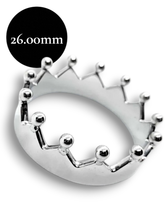 Steel Crown Glans Cock Ring