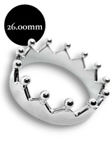 Steel Crown Glans Cock Ring