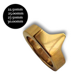 Gold Steel Glans Ring