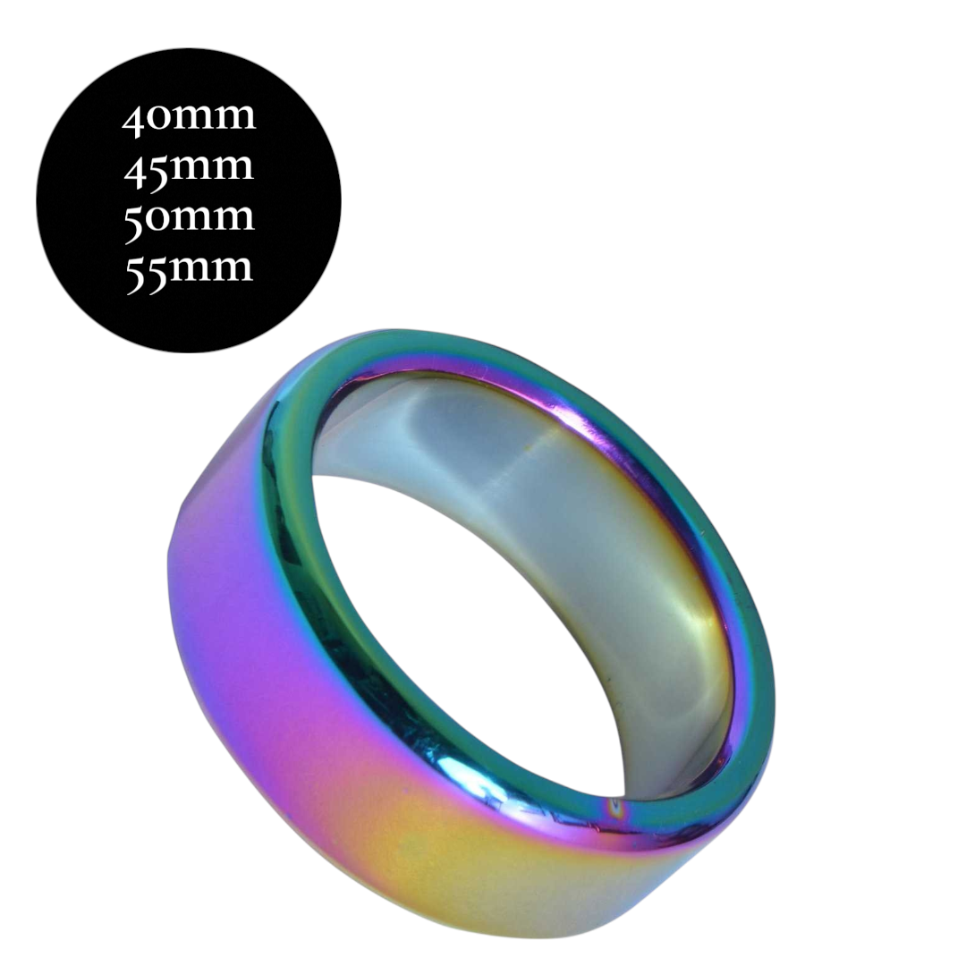 Rainbow Steel Flat Cockring