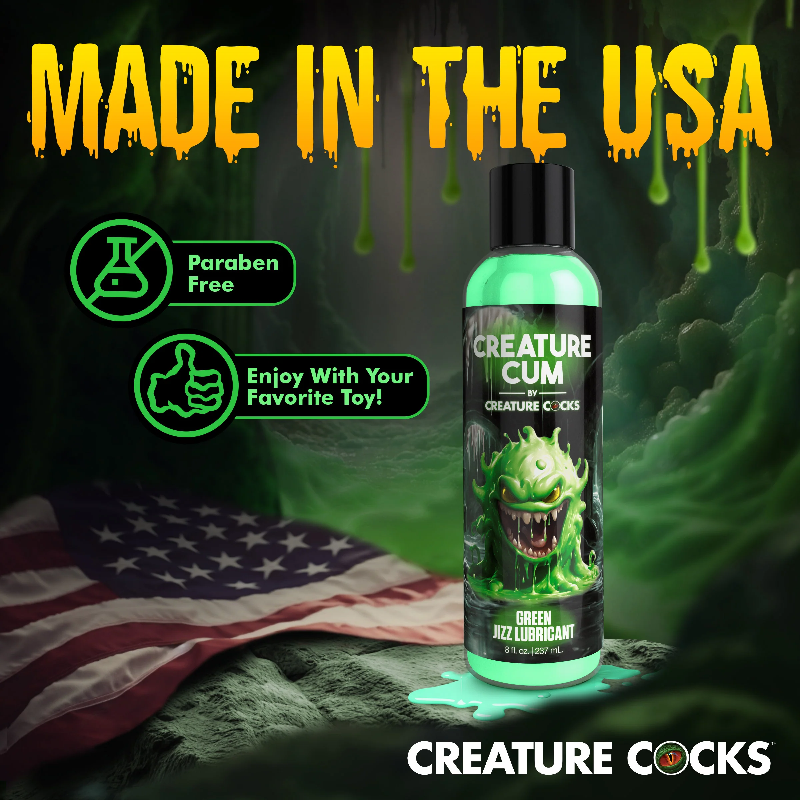 Creature Cocks Cum Green Jizz Lubricant 8 oz