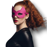 Soft Leather Kitten Mask MTO
