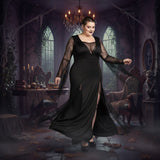 Plus Sexy Spooky Morticia Dress by Leg Avenue