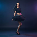 Layered Tulle Petticoat by Leg Avenue  One Size - Black