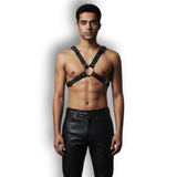 Soft Leather Male Upper Body Harness MTO