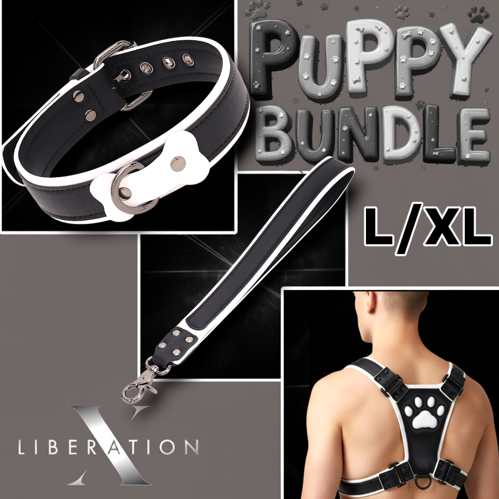 Puppy Bundle-White-L/XL