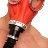 GP5  Gas Mask with Hose Red One Size