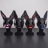 K9-CHROME DOG MASK-Red
