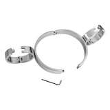 Steel Collar with Handcuffs