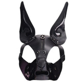 K9-CHROME DOG MASK-Black