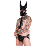 K9-CHROME DOG MASK-Blue