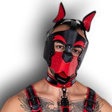 Dog Mask - Red