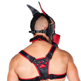 Dog Mask - Red