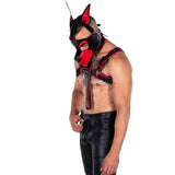 Dog Mask - Red