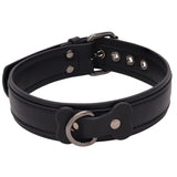 Bone Puppy Collar - Black