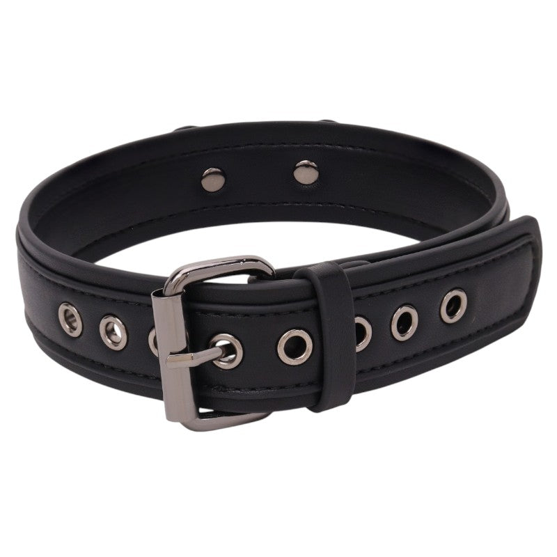 Bone Puppy Collar - Black