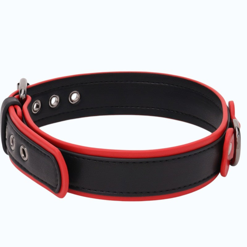 Bone Puppy Collar - Red
