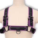 Paw Print Puppy Harness- Purple