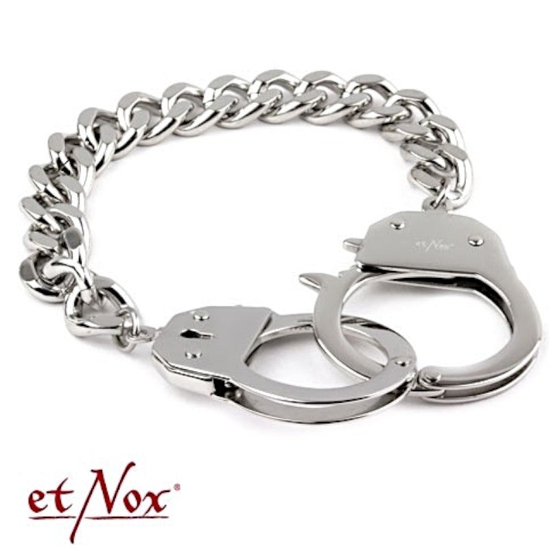 EtNox-bracelet "Chained and Locked" stainless steel
