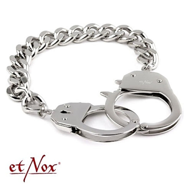 EtNox 'Chained and Locked' Bracelet -Stainless Steel
