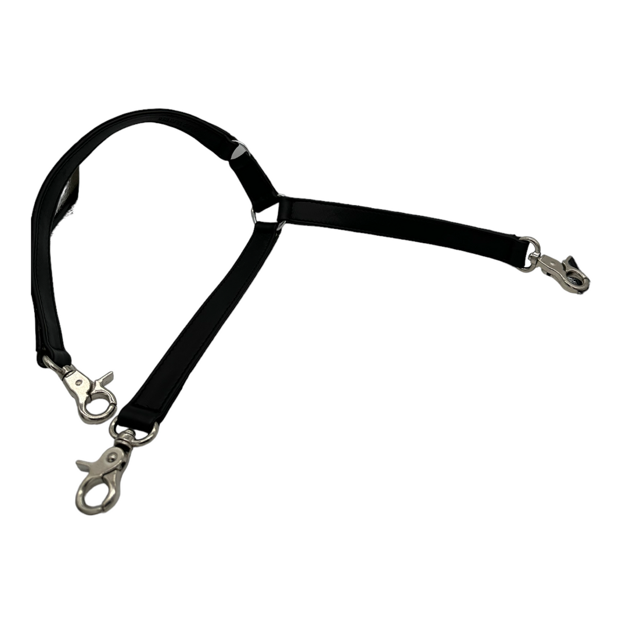 Tether/Fixation Strap In Black W/ Three Strap