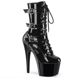 Adore-1043 MId-Calf Boots Patent Black